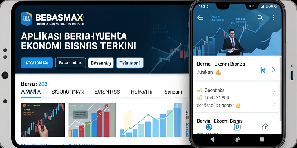 Tampilan antarmuka BEBASMAX yang menarik dan informatif.