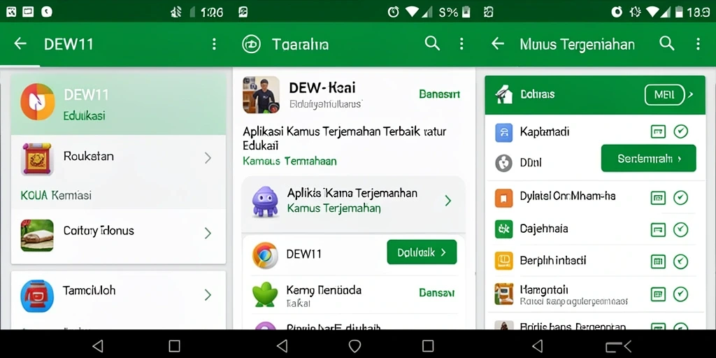 Tampilan antarmuka DEWI11 yang menarik dan fungsional.