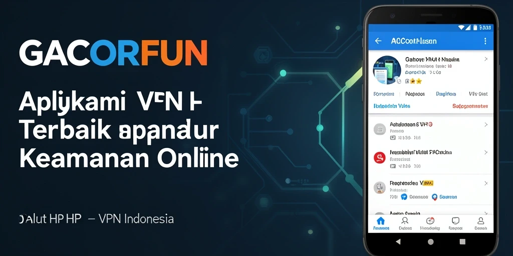 Tampilan antarmuka GACORFUN yang intuitif dan mudah digunakan.